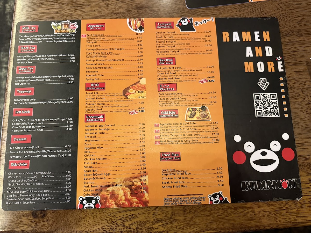 Menu Kumamon Ramen & Sushi 3 (Kop)-9